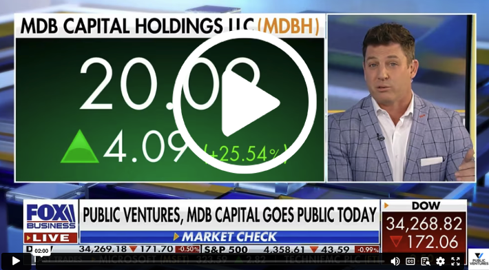 MDB Capital Begins Trading on NASDAQ